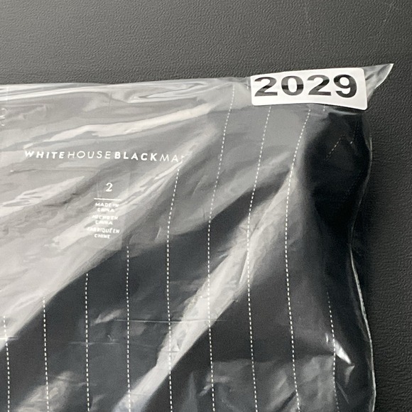 White House Black Market Dress Women 2 Asymmetric Sleeveless Pinstriped Career - Picture 14 of 14